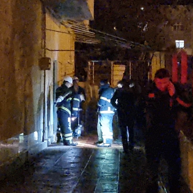 Sinop'ta kömürlük yangını korkuttu