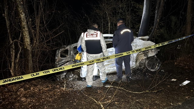 Safranbolu'da feci kaza: Sürücü araçta yanarak hayatını kaybetti
