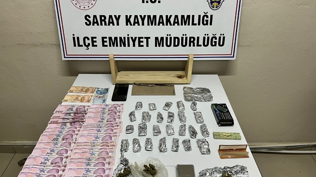 Tekirdağ polisi uyuşturucu ticaretine bir darbe daha indirdi