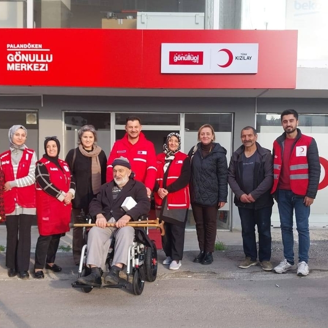 Türk Kızılay Palandöken Şubesi yine yürekleri ısıttı