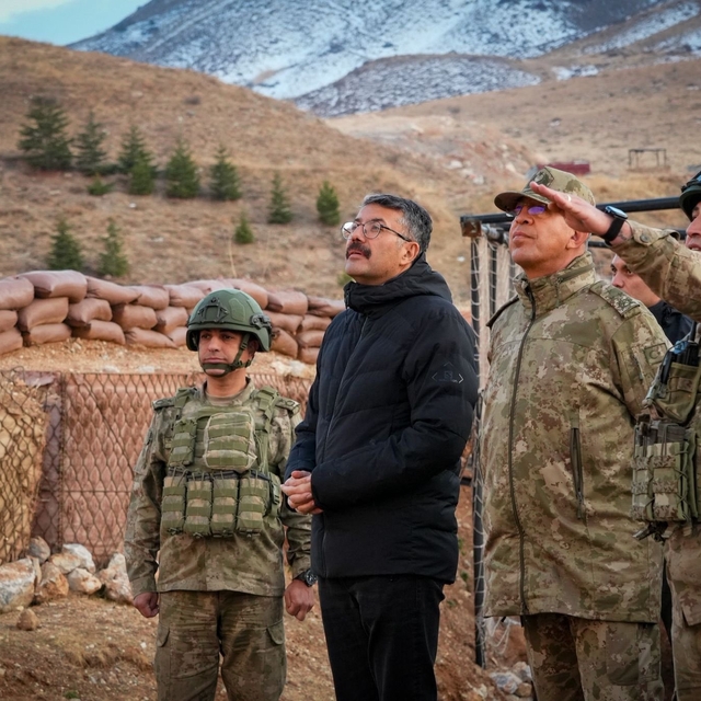 Aktütün Karakolu'na üst düzey ziyaret