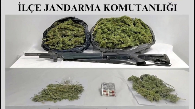 Kale'de uyuşturucu ve ruhsatsız tüfekle yakalanan şüpheli tutuklandı