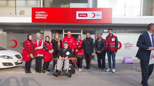 Türk Kızılay Palandöken Şubesi yine yürekleri ısıttı