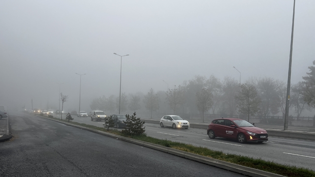 Kayseri'de yoğun sis etkili oldu