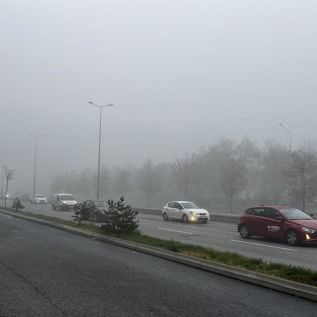 Kayseri'de yoğun sis etkili oldu