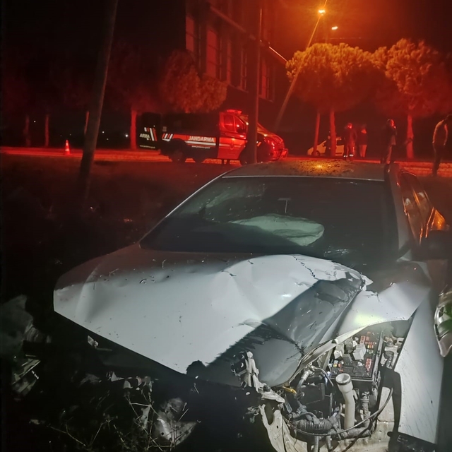 Susurluk'ta trafik kazası: 1 yaralı