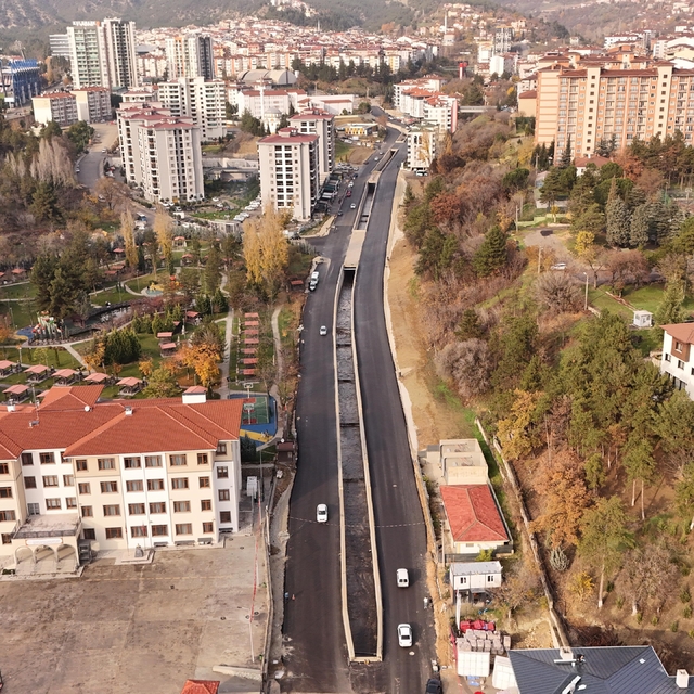 Karabük'te Ergenekon Mahallesi trafiğe açıldı