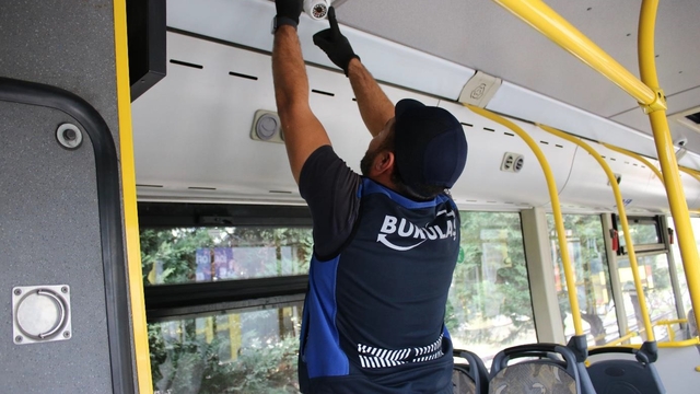 Bursa'da otobüsler daha da güvenli