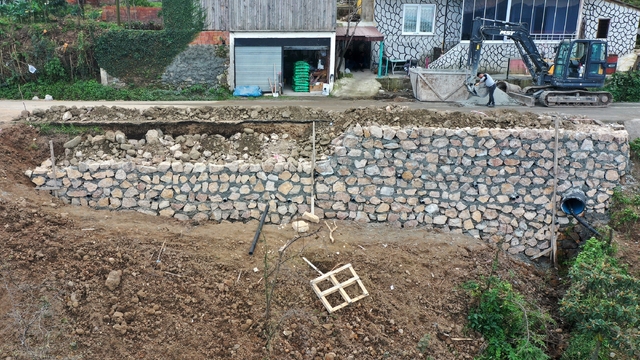 OBB'den Altınordu'da 6,5 yılda 42 bin metreküp taş duvar çalışması