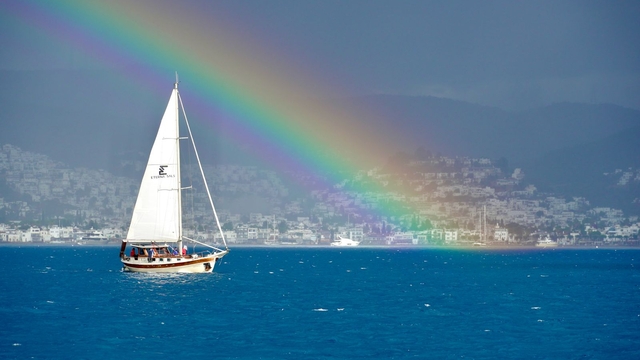 10'uncu yılda tırhandil rüzgarı Bodrum'da esti