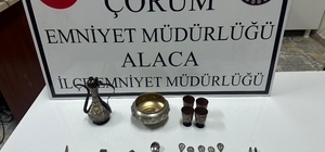 Çorum'da tarihi eser operasyonu: 1 gözaltı