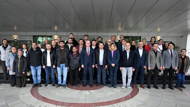 KTÜ Rektörü Prof. Dr. Çuvalcı, engelli personel ve öğrencilerle bir araya geldi