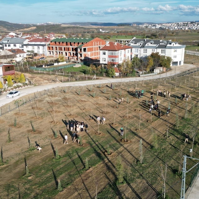 572 fidanlı koruluk Akhisan'a nefes olacak
