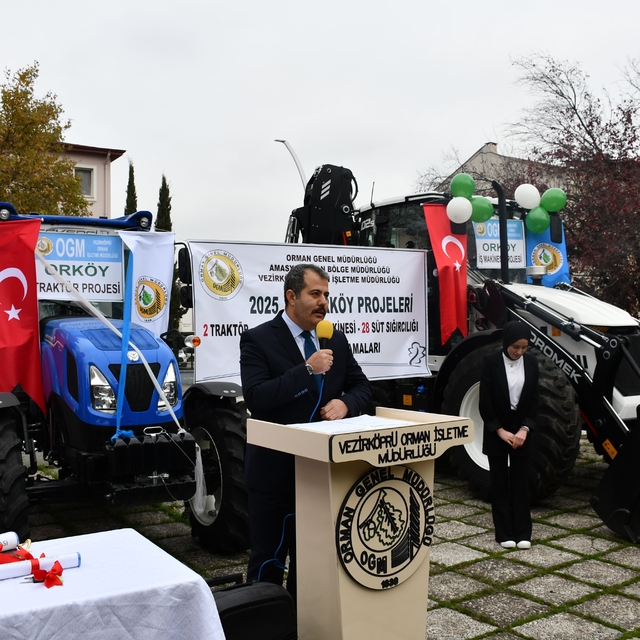 Vezirköprü'de orman köylüsüne destek