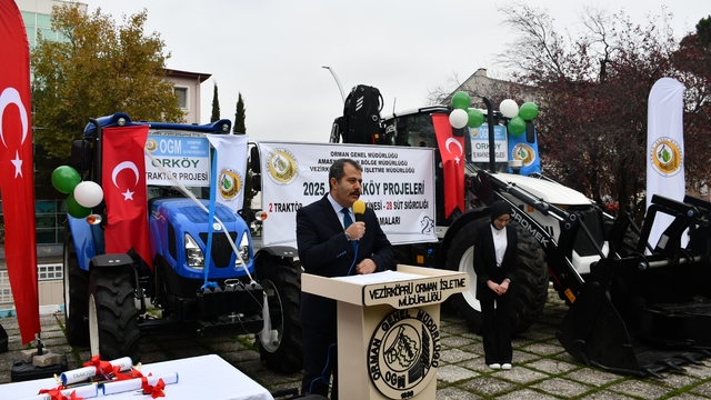 Vezirköprü'de orman köylüsüne destek