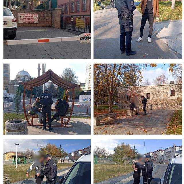 Kayseri polisinden okul önlerinde önlem: 321 şahıs sorgulandı