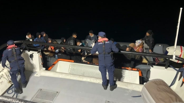 Bodrum açıklarında 31 düzensiz göçmen kurtarıldı