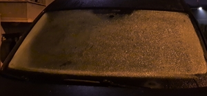 Bartın'da sıcaklık 4 dereceye kadar düştü araç camları buz tuttu