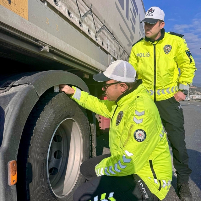 Bilecik trafiğinde kış lastiği denetimi