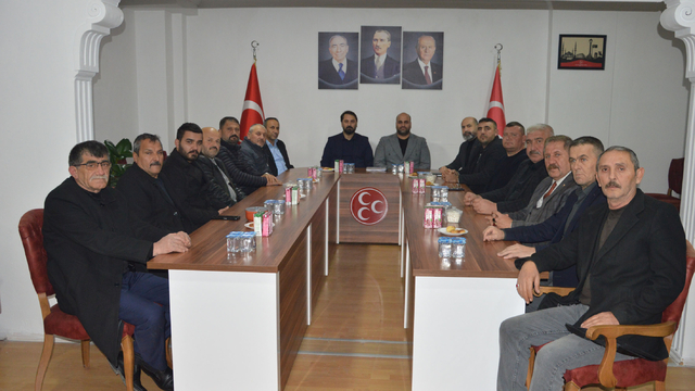 MHP Samsun teşkilatı Havza'da istişare toplantısında bir araya geldi