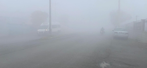 Iğdır'da sis etkili oldu
