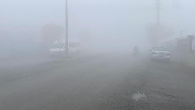 Iğdır'da sis etkili oldu