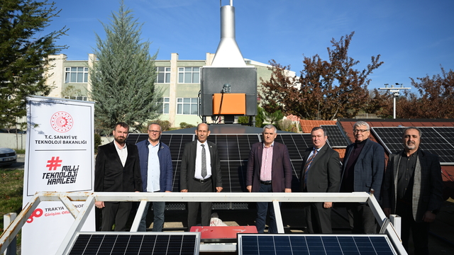 Trakya Üniversitesinde güneş enerjisiyle çalışan tohum kurutma makinesi geliştirildi