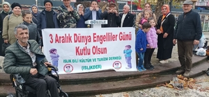 3 Aralık Dünya Engelliler Günü mesajlarını ıslık diliyle verdiler