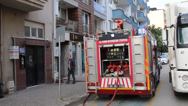 Klimadan çıkan yangın kısa sürede söndürüldü