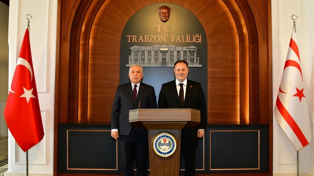 KKTC Meclis Başkanı Ziya Öztürkler Trabzon'da