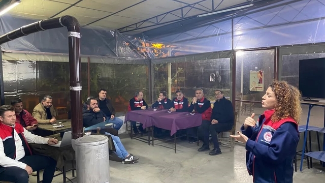 Efeler'de şap hastalığı bilgilendirmesi