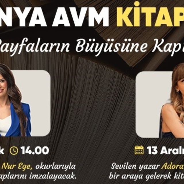 M1 Konya AVM'de imza günleri ve Kitap Fuarı başlıyor