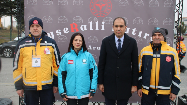 Kayseri'de ambulans rallisi yapıldı