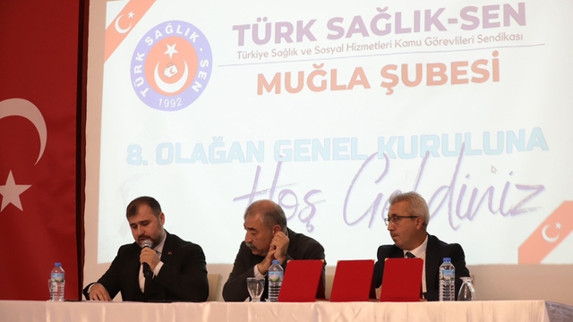 Türk Sağlık-Sen Muğla Şubesi 8. Olağan Genel Kurulu yapıldı