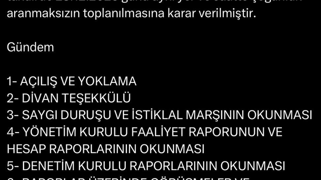 Muhammet Kıratlı'nın istifası sonrası Sakaryaspor'da kongre süreci başladı