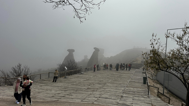Kapadokya'da sis etkili oldu