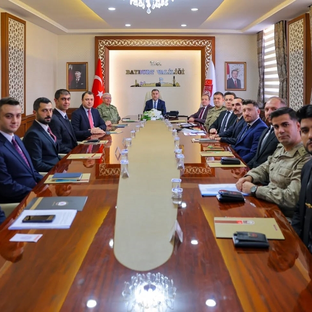 Bayburt'ta güvenlik ve asayiş tedbirleri masaya yatırıldı