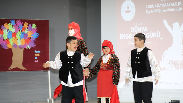 Çubuk'ta 3 Aralık Dünya Engelliler Günü kutlandı