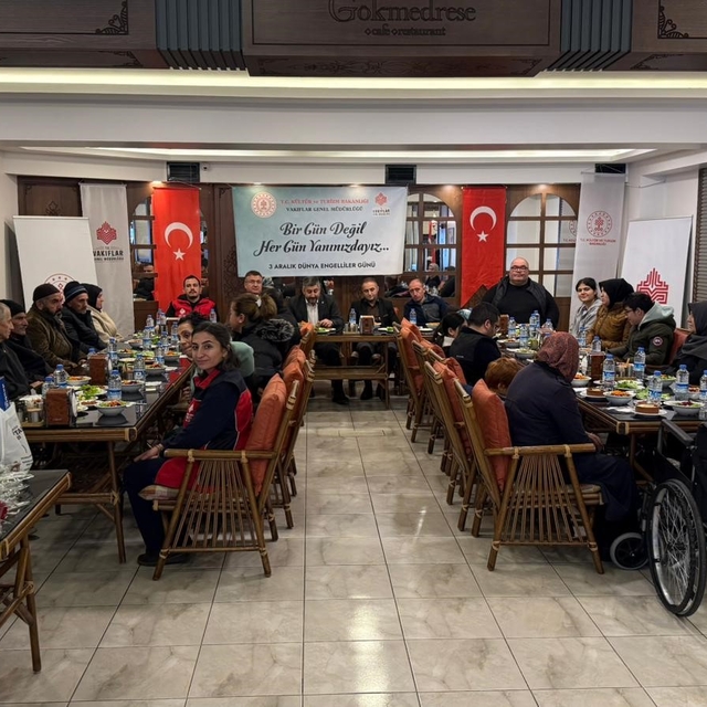 Engelli bireyler unutulmadı, vakıf kültürü ve tarihi eserler anlatıldı
