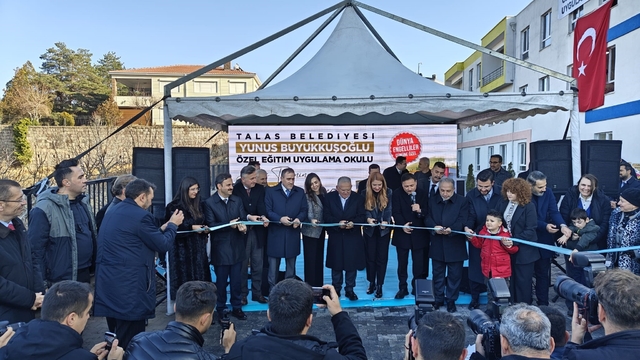 Talas'ta özel güne özel açılış
Yunus Buyükkuşoğlu Özel Eğitim Uygulama Okulu açıldı