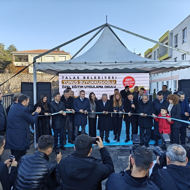 Talas'ta özel güne özel açılış
Yunus Buyükkuşoğlu Özel Eğitim Uygulama Okul...
