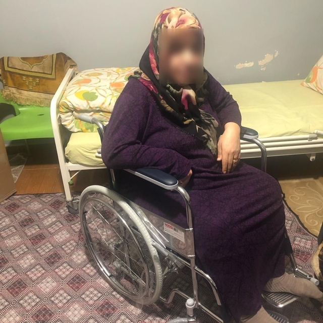 Engelli vatandaşlara tekerlekli sandalye desteği