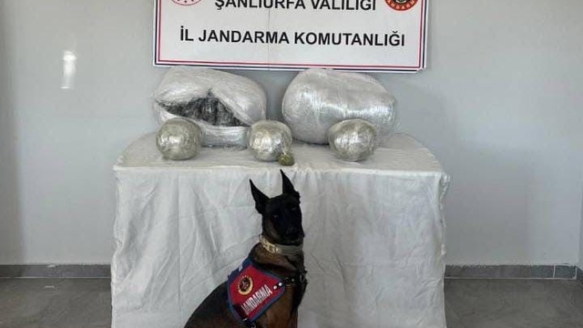 Şanlıurfa'da 25 kilogram uyuşturucu madde ele geçirildi