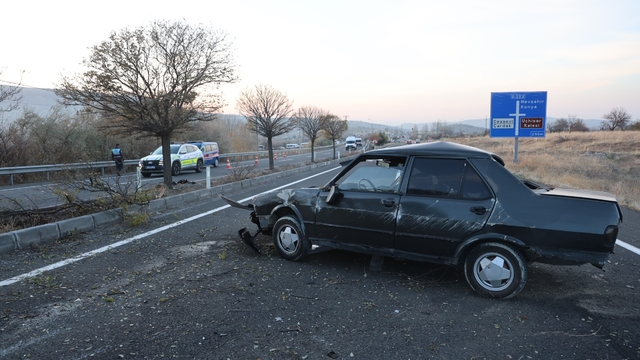 Kontrolden çıkan otomobil takla attı: 1 ağır yaralı