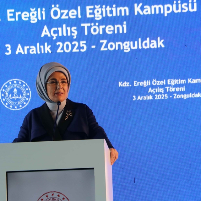 Emine Erdoğan, Karadeniz Ereğli'de özel eğitim kampüsünün açılışına katıldı...