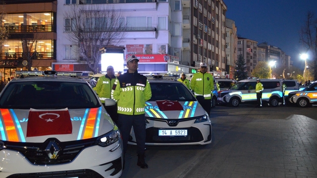 Bolu'da emniyet ve jandarmaya 68 yeni araç tahsis edildi