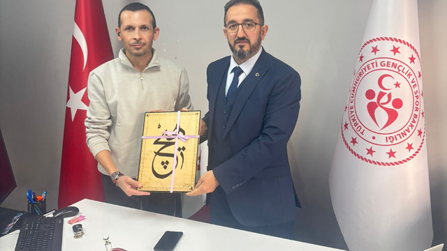 Beypazarı Gençlik ve Spor Müdürü Ahmet Lal'e ziyaret