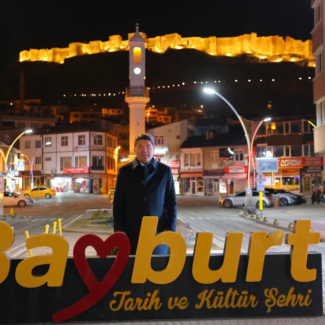 Adalet Bakanı Tunç, adliye temel atma töreni için Bayburt'ta
