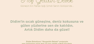 Didim'de 'Hoş Geldin Bebek' projesi tüm hızıyla sürüyor