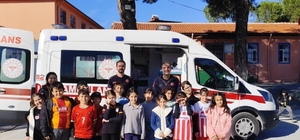 Yatağan'da öğrencilere acil sağlık hizmetleri tanıtıldı